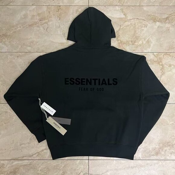 Essentials Men's Black Hoodie   XS/M/XXL - Picture 2 of 5